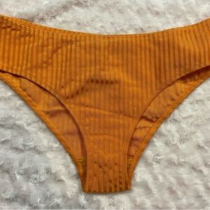 Missguided Orange Bandeau Bikini Bottoms Size 12 NWT